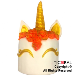 ADOR TORTA UNICORNIO FLORES DE COLORES A.PORC FRIA x 1